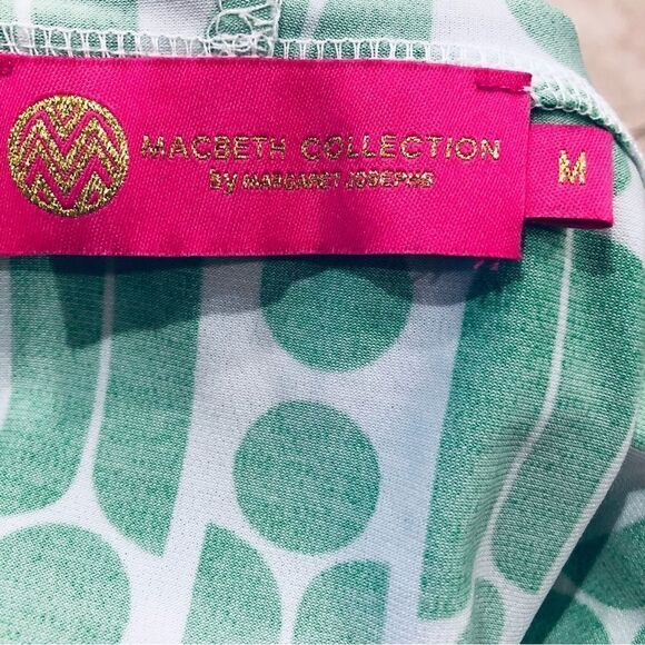 Macbeth Collection Geometric Print Bell Long Sleeve Cover Up Swimsuits Sz M NWOT - Picture 12 of 13